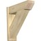 Ekena Millwork Traditional Slat Rough Sawn Outlooker, Douglas Fir, 8"W x 28"D x 28"H OUT08X28X28TRA06RDF - alternate 1